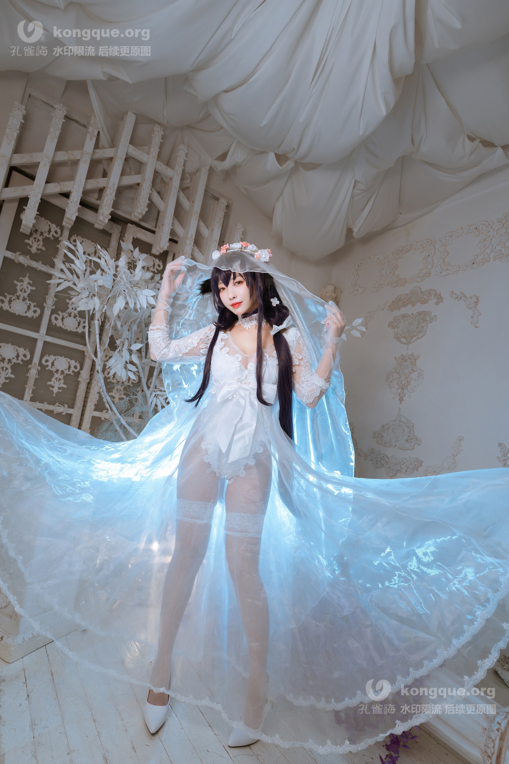 图片[1]-宮本桜 – NO.028 碧蓝航线 吾妻婚纱[41P]✦自购✦-XikXak